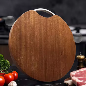 Tabla de Cortar de Madera de Ébano Natural para Cocina, Tabla para Picar Frutas y <span class=keywords><strong>Verduras</strong></span>, Estilo Simple, Venta al por Mayor - Product Image 4