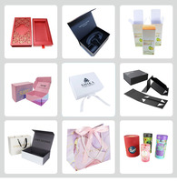 Boîtes d'expédition en carton ondulé recyclables avec logo rose pour emballages cadeaux, chaussures, vêtements, colis postaux pour petites entreprises