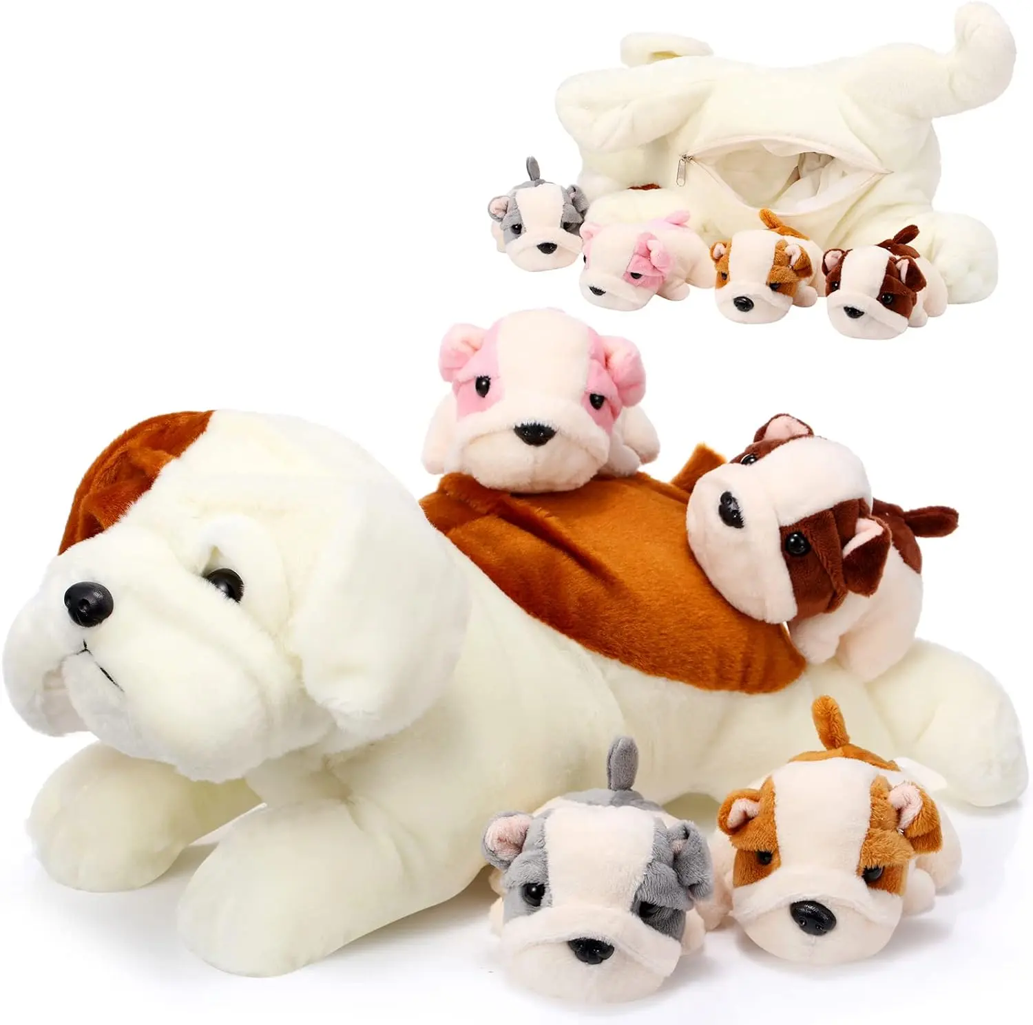 Perro de Pascua personalizado, muñeco de peluche, simulación de Schnauzer, lindo Animal de peluche, juguetes para perros de alta calidad