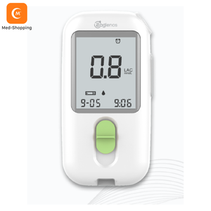 Analyseur portable POCT 2-<span class=keywords><strong>en</strong></span>-1 de glycémie et de lactate, échantillon de 0,8 µL, <span class=keywords><strong>test</strong></span> rapide <span class=keywords><strong>en</strong></span> 5/10 secondes pour le diabète et le fitness, pour le sport et la clinique - Product Image 1