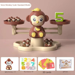 Herramienta de Aritmética para la Educación Temprana de los Niños, para la Adición y la Resta, Juguete de Matemáticas con Balanza Digital de Mono para Niños - Product Image 3