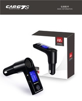 Nouvellement annonce G7 voiture lecteur audio MP3 BT Kit de voiture transmetteur FM sans fil Aux appels mains libres chargeur de téléphone USB