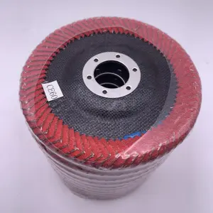 DORIS 4 pouces 100mm disque de battement abrasif en céramique disque de ponçage à lamelles grain 40 60 80 100 120