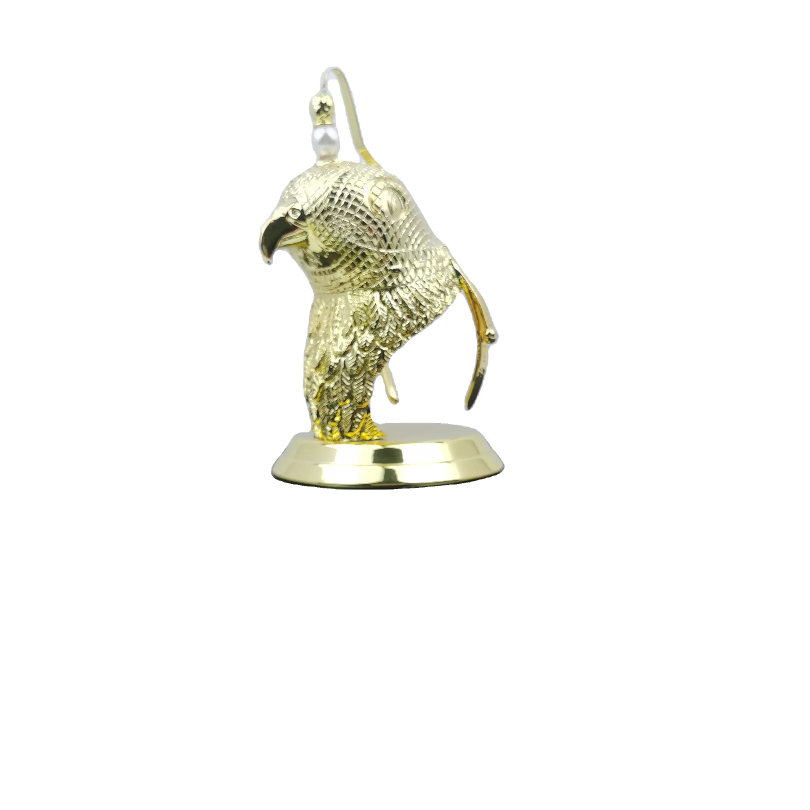 تخفيض مباشر من المصنع مشغولات يدوية معدنية تمثال رأس طائر ذهبي قاعدة رخامية جوائز ميداليات لوحات لأكواب دوري أبطال أوروبا