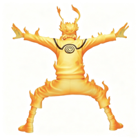 Vente en gros de figurines Uzumaki Nine-Tails Chakra Mode, statue de personnage de collection, en stock