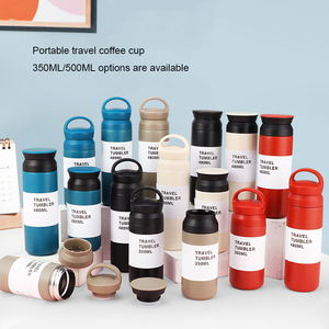 350ml & 480ml Custom Logo 304 Stainless Steel <b>Mini</b> Pocket Vacuum Insulated Water <b>Bottle</b> - Product Image 2