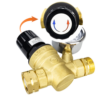 TMOK katup Regulator tekanan air RV, dapat disesuaikan 3/4 "DN20 benang NH Lead Free daya Manual untuk Motorhome Camper