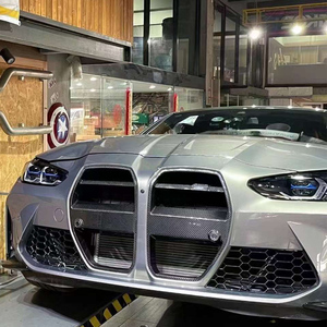 Grille en carbone sec G80 pour M3 G80 G82 G83 M4, grille de pare-chocs avant en carbone sec, style V/ST, grille en fibre de carbone - Product Image 6