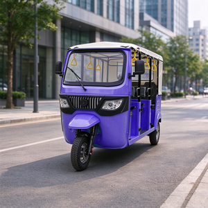 Rickshaw Elettrico EEC COC CE 4 Posti 72V180AH Autonomia 160-170km Vendita Calda per il Sud-Est Asiatico Motore 4000W - Product Image 6