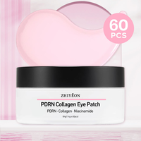 Masque pour les yeux au collagène de marque privée, hydratant, masque pour les yeux en hydrogel doré, patch pour les yeux au collagène PDRN