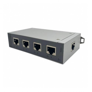 bibo SVLEC EST250 Industrial IP20 Unmanaged 5 Port RJ45 1POE Ethernet <b>Switch</b> 10/100Mbps DIN Rail Mount Autonegotiation 18-57V - Product Image 5