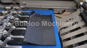 Macchina Automatica per la Produzione di Sacchetti in Polietilene/Plastica/PE per Corriere Espresso DHL con Motore PLC ad Alta Velocità Modello Baihao RF820 220/380V - Product Image 4