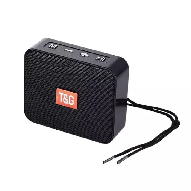 Wireless Blue-tooth TG166 Speaker Portable Music Player with FM Radio USB TF Card AUX Input and Calling Function