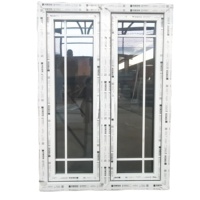 Fenêtre à battant en PVC/UPVC de style australien moderne, insonorisée, étanche, économe en énergie, avec verre trempé et antivol pour extérieur