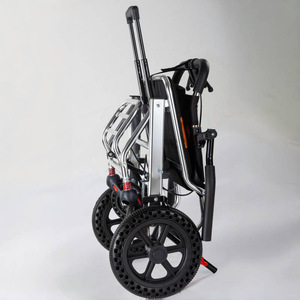 Fauteuil roulant pliable manuel en alliage d'aluminium léger et portable pour les soins aux personnes âgées à domicile ZK-Z015 - Product Image 2