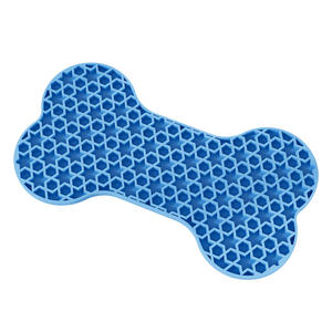 Silikon Anti-Rutsch-Hund Slow Feeder Lick Mat Geeignete kleine mittelgroße Hunde Katzen Essen Tablett Welpen Kätzchen Fütterung matten - Product Image 6