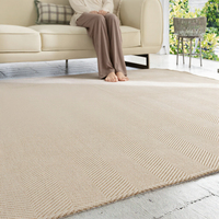 Rug Carpet 2 Seater Summer Herringbone Pattern Stylish Non-Slip Washable All Seasons Comfortable Living Mat Nordic