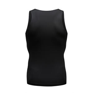 Ropa Deportiva Ligera, Transpirable, de Spandex, Camiseta de Compresión Técnica con Cuello para Hombre, Color Negro, Venta al Por Mayor de Fábrica, Personalizable - Product Image 1