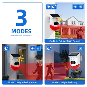 أنظمة أمن المنزل ، إنذار مع مراقبة عن بعد ، إنذار منزلي خارج المنزل مقاوم للماء 24 ساعة - Product Image 2