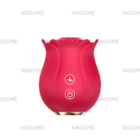 Bestseller Rosen-Saugvibrator Nippel G-Punkt Klitoris-Stimulator 10 Frequenzen Wasserdicht USB-Aufladbar Sexspielzeug für Frauen