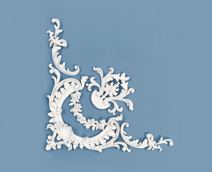 Moldura Decorativa de Poliuretano de Alta Calidad OR-7233SET, Cornisa Moderna para Exteriores, Moldura de Techo y Pared con Adornos Florales - Product Image 1