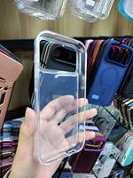 Nouvelle coque de téléphone transparente colorée antichoc bon marché en gros pour iPhone 15 16 17 Pro Max, étui de téléphone en TPU