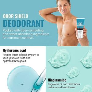 Desodorante de bolas de hierbas antirozaduras Unisex, niacinamida, ácido hialurónico, crema de Colonia, contadores líquidos, copos de olor a sudor, enrojecimiento - Product Image 2