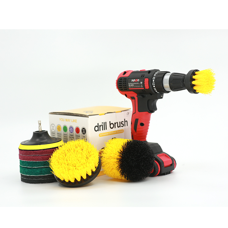 10Pcs Electric Drill Cleaning Brush Customized For Car Wheel Household
