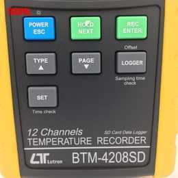 Registrador de Datos de Temperatura Lutron BTM-4208SD de 12 Canales con Tarjeta SD OEM para Monitoreo Industrial Multipunto - Product Image 5