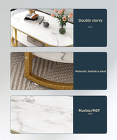 Tables basses modernes en or YQ FOREVER pour salon, tables basses pour la maison, table basse antique