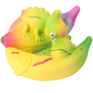Pu Banana Chameleon Slow <b>Rebound</b> Toy For Kids 2 4 Years Unisex Fidget Toy - Product Image 4