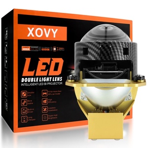 Lentille de projecteur Bi-LED XT7-2-Y, très vendue, pour phare de voiture, non destructive, 3,0 pouces, 12V, 6000K, pour feux de croisement et de route, universelle pour voiture - Product Image 2