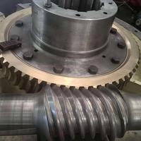 Haiyuan OEM/ODM Engrenage à vis sans fin et arbre à vis sans fin en acier allié traité thermiquement, grand module, sur mesure, non standard, en bronze pour réducteur industriel