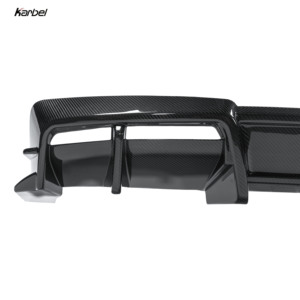 Diffuseur Karbel style KB en fibre de carbone sèche pour pare-chocs arrière <span class=keywords><strong>BMW</strong></span> <span class=keywords><strong>IX</strong></span> <span class=keywords><strong>XDrive40</strong></span> 2021-2023 - Product Image 5