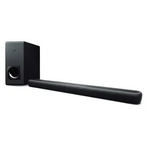 Barra de sonido estéreo YAMAHAS, barra de sonido de TV de 2,1 canales, sonido envolvente 3D, sistema de altavoces envolvente con subwoofer