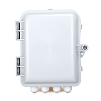 Boîtier de distribution de fibre optique mural extérieur étanche 12 cœurs, boîte terminale de fibre optique FTTH complète, FAT ODF ODP