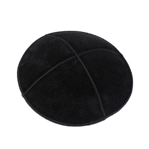 Kippa en daim personnalisée multicolore pour hommes et femmes, idéale pour Hanouka, mariages et festivals – <span class=keywords><strong>Chapeau</strong></span> Yamaka Israël Yarmulke Juif Kippot - Product Image 3