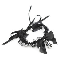 Collier en dentelle noire FHTF, accessoires de jeu de rôle, outils de flirt pour couples, jouets de bondage BDSM pour hommes