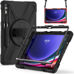 Étui pour tablette de style professionnel pour Samsung S9FE + X610 <span class=keywords><strong>S9</strong></span> <span class=keywords><strong>Plus</strong></span> X810 S8 <span class=keywords><strong>Plus</strong></span> X800 S7 <span class=keywords><strong>Plus</strong></span> T970 S7 FE T730 avec porte-crayon - Product Image 4