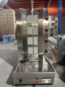 Grill per Shawarma a Infrarossi Lontani da 1,2 m, Macchina Automatica Commerciale da Tavolo a Gas GPL per Kebab di Pollo e Doner, Ideale per Feste - Product Image 3