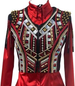 Veste d'équitation personnalisée de qualité supérieure Vêtements équestres élégants et stylés Western Showmanship en nylon durable - Product Image 1