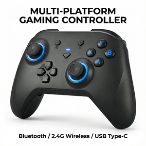 Manette de <span class=keywords><strong>jeu</strong></span> sans fil YJT-CJP2030 2,4 GHz avec joystick, bouton turbo, volant de <span class=keywords><strong>jeu</strong></span> pour PC <span class=keywords><strong>Steam</strong></span> <span class=keywords><strong>Deck</strong></span> Android/iOS - Product Image 2