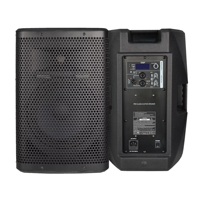 Système de haut-parleurs actifs PA Accuracy Pro Audio CAO10D3 10 pouces, haut-parleur actif professionnel en plastique pour fête avec amplificateur de classe D