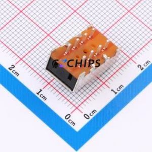 OS203013MT8QN1 Slide Switch Through hole Component (THT) Switch Double Pole Three Throw Rectangle Pin Header Through Hole 30V - Product Image 2