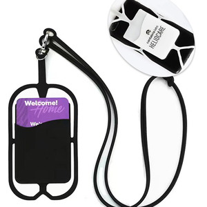 Kantong kartu berperekat tongkat elastis silikon Universal hadiah promosi - Product Image 2