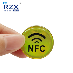 Customized Size Logo Printing Sticker Digital <strong>NFC</strong> Business Card 13.56MHz <strong>NFC</strong> 213 RFID <strong>NFC</strong> Tag - Product Image 5