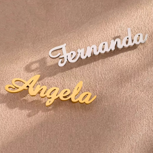 Label Logam Stainless Steel, Plat Logo Ukiran Kustom, Label Logam untuk Pakaian, Perlengkapan Tas Tangan - Product Image 3