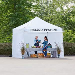 Tente de marché économique, prix usine, verte et orange, 2x4 mètres, facile à nettoyer, démontage rapide, imperméable, pour événements - Product Image 4