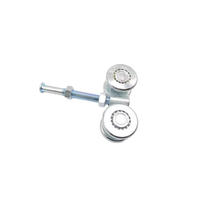 Rouleau de glissière C30 pour rail suspendu, chariot à câble, poulie, roue coulissante pour bâche, rouleau de glissière pour rail de serre
