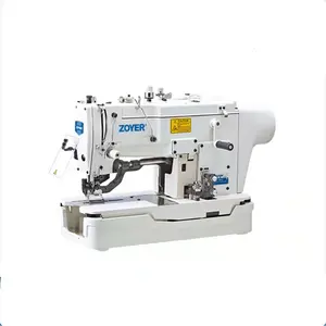 ZY781 zoyer High speed electric automatic button holing sewing machine for light and medium weight materials